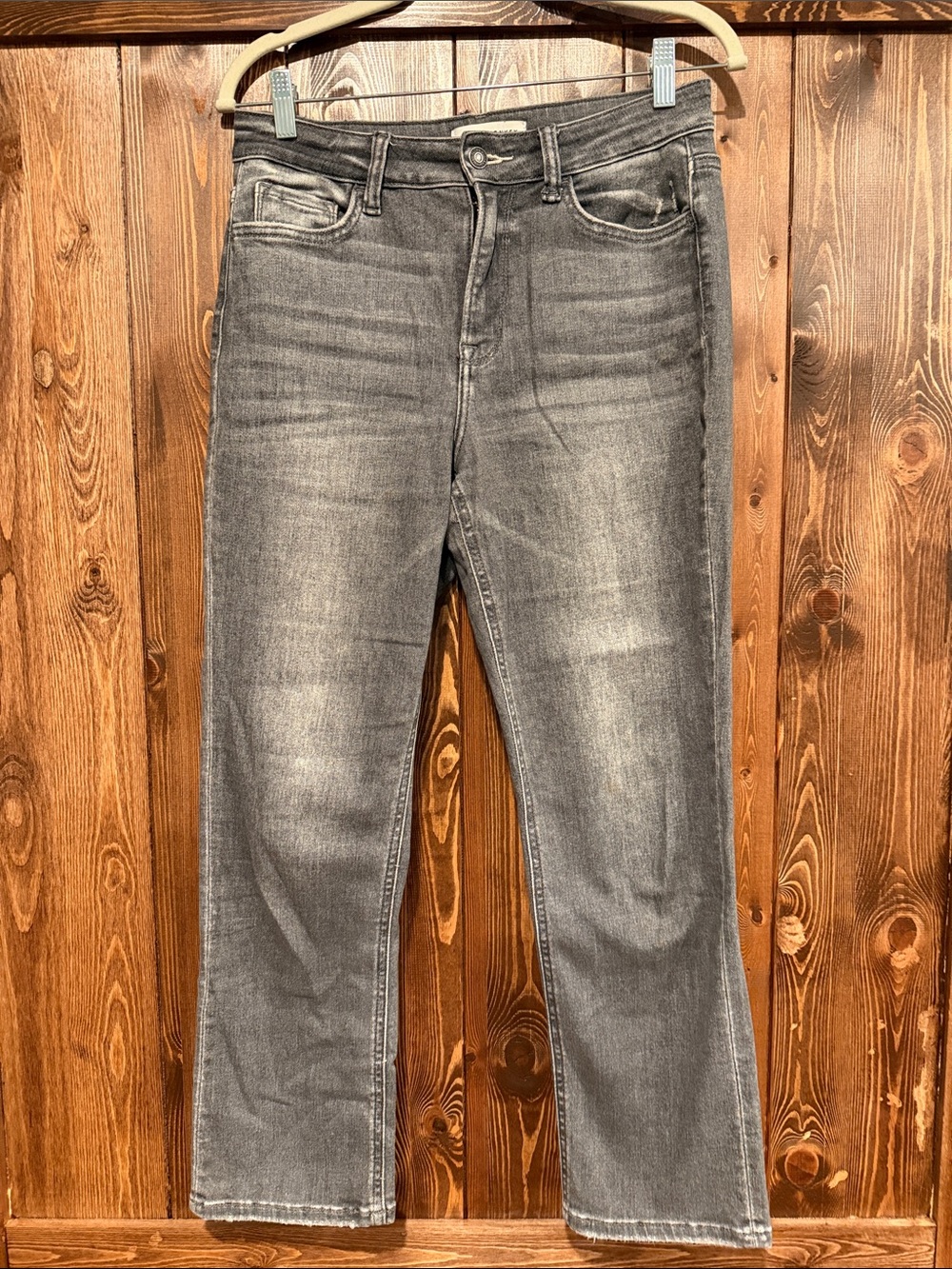 Flying Monkey Grey Straight-Leg Jeans